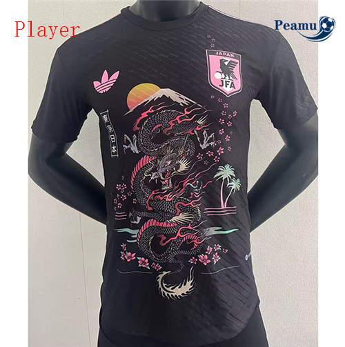 peamu Maglia Calcio Player Giappone Nero 2023-2024 PA2428