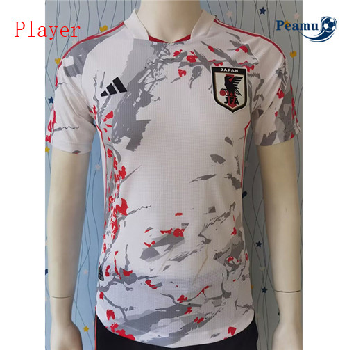 peamu Maglia Calcio Player Giappone Formazione Bianco 2023-2024 PA2431