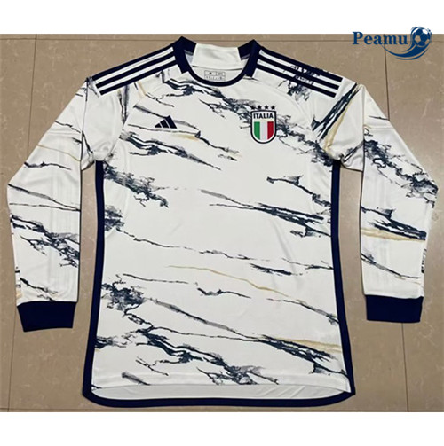 peamu Maglia Calcio Italia Seconda Manica lunga 2023-2024 PA2415