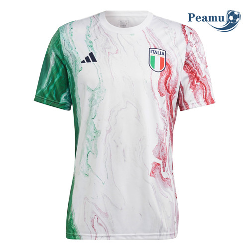 peamu Maglia Calcio Italia Verde/Bianco 2023-2024 PA2417
