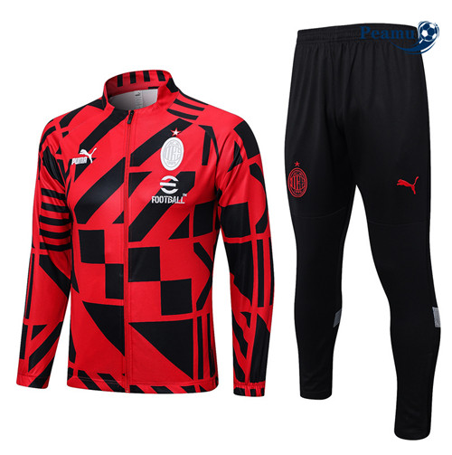 peamu Maglia Calcio Tuta Calcio - Giacca AC Milan Rosso 2022-2023 PA2814