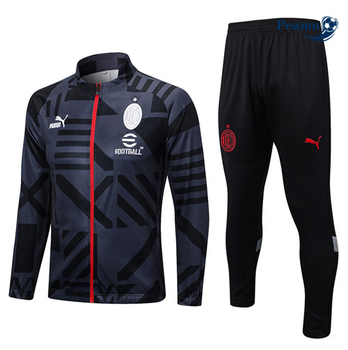 peamu Maglia Calcio Tuta Calcio - Giacca AC Milan Grigio 2022-2023 PA2815