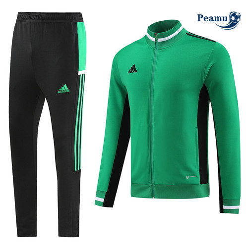peamu Maglia Calcio Tuta Calcio - Giacca Adidas vert 2023-2024 PA2607