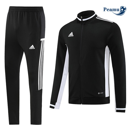 peamu Maglia Calcio Tuta Calcio - Giacca Adidas Nero 2023-2024 PA2608