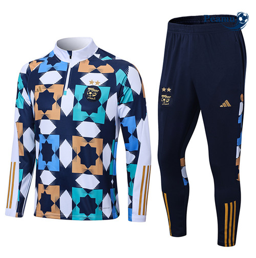 peamu Maglia Calcio Tuta Calcio Algeria Blu 2022-2023 PA2682