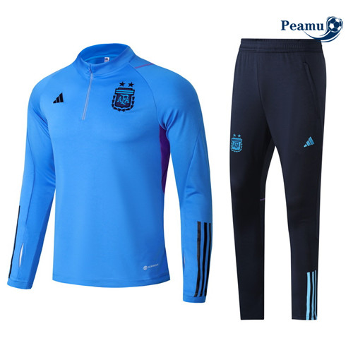 peamu Maglia Calcio Tuta Calcio Argentina Blu 2022-2023 PA2696