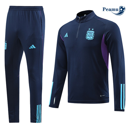 peamu Maglia Calcio Tuta Calcio Argentina Blu 2022-2023 PA2700