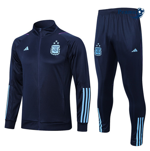 peamu Maglia Calcio Tuta Calcio - Giacca Argentina Blu 2022-2023 PA2706