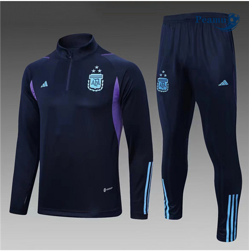 peamu Maglia Calcio Tuta Calcio Argentina Blu 2023-2024 PA2713