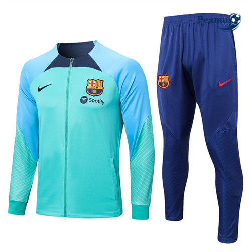 peamu Maglia Calcio Tuta Calcio - Giacca Barcellona Blu 2022-2023 PA2652