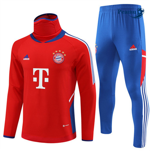 peamu Maglia Calcio Tuta Calcio Bayern Monaco Rosso 2022-2023 PA2629