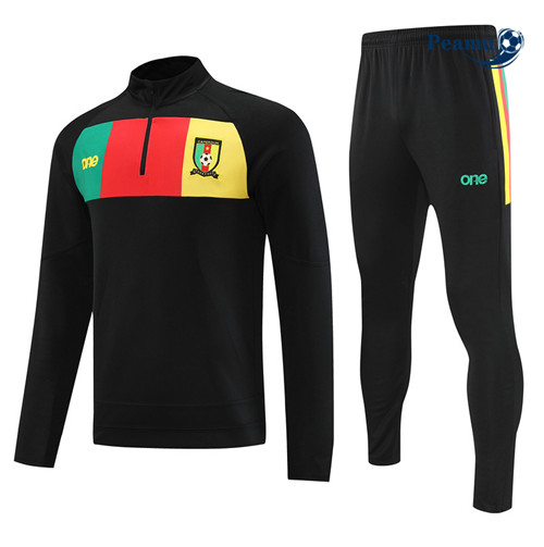 peamu Maglia Calcio Tuta Calcio Cameroun Nero 2022-2023 PA2722