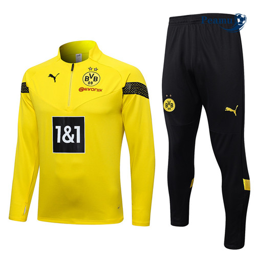 peamu Maglia Calcio Tuta Calcio Dortmund Giallo 2022-2023 PA2633