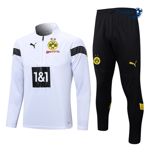 peamu Maglia Calcio Tuta Calcio Dortmund Bianco 2022-2023 PA2635