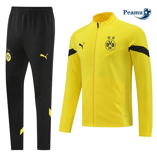 peamu Maglia Calcio Tuta Calcio - Giacca Dortmund Giallo 2022-2023 PA2636