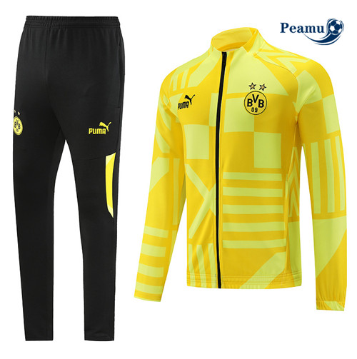 peamu Maglia Calcio Tuta Calcio - Giacca Dortmund Giallo 2022-2023 PA2638