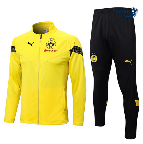 peamu Maglia Calcio Tuta Calcio - Giacca Dortmund Giallo 2022-2023 PA2639