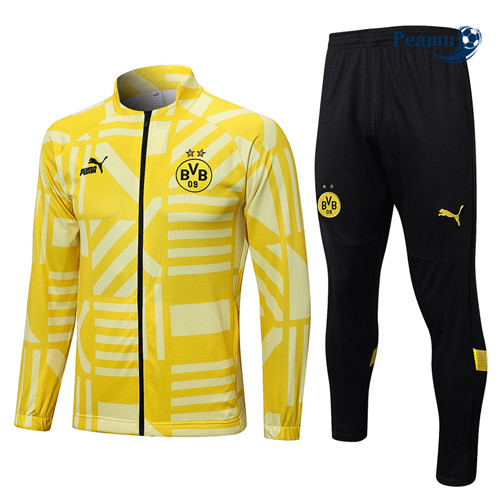 peamu Maglia Calcio Tuta Calcio - Giacca Dortmund Giallo 2022-2023 PA2642
