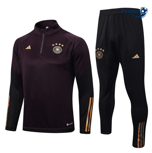 peamu Maglia Calcio Tuta Calcio Germania Nero 2022-2023 PA2685
