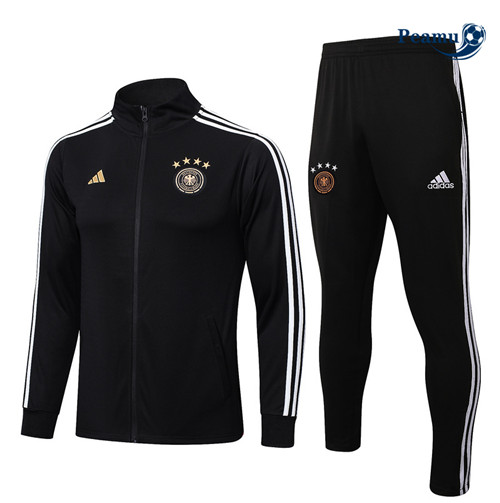 peamu Maglia Calcio Tuta Calcio - Giacca Germania Nero 2022-2023 PA2690