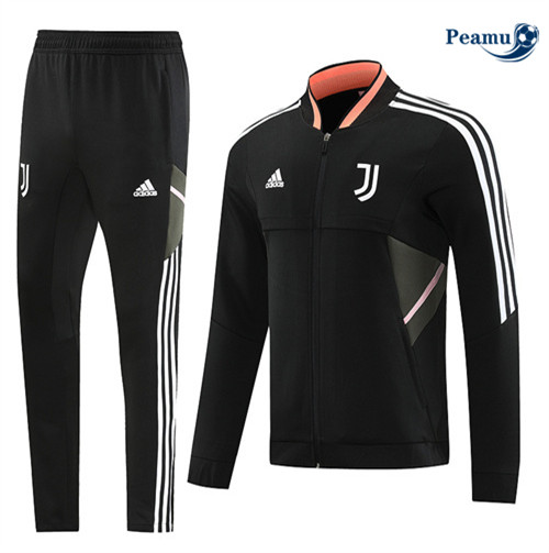 peamu Maglia Calcio Tuta Calcio - Giacca Juventus Nero 2022-2023 PA2821