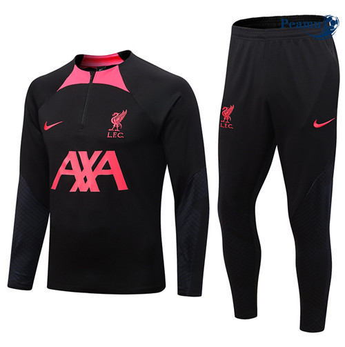 peamu Maglia Calcio Tuta Calcio Liverpool Nero 2022-2023 PA2766