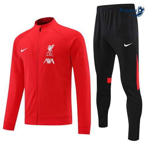 peamu Maglia Calcio Tuta Calcio - Giacca Liverpool Rosso 2022-2023 PA2771