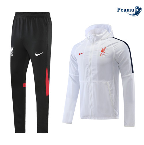 peamu Maglia Calcio Liverpool Coupe vent Bianco 2022-2023 PA2776