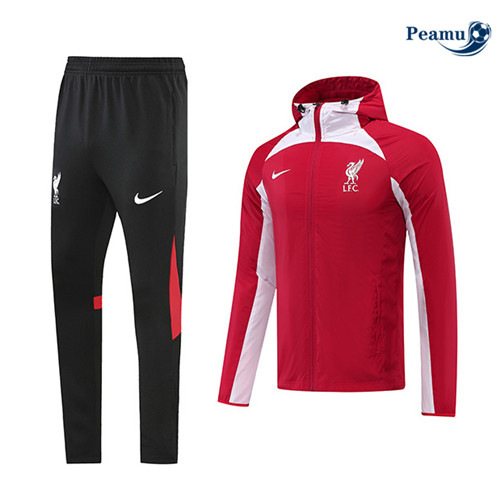 peamu Maglia Calcio Liverpool Coupe vent Rosso 2022-2023 PA2777