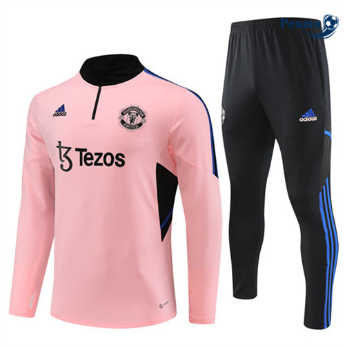 peamu Maglia Calcio Tuta Calcio Manchester United Rosa 2022-2023 PA2790