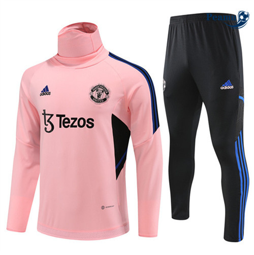 peamu Maglia Calcio Tuta Calcio Manchester United Rosa 2022-2023 PA2791