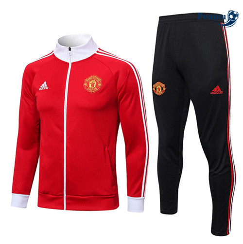 peamu Maglia Calcio Tuta Calcio - Giacca Manchester United Rosso 2022-2023 PA2801