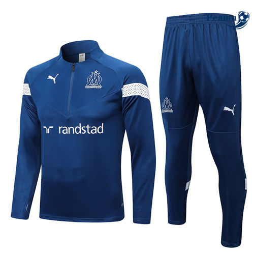 peamu Maglia Calcio Tuta Calcio Marsiglia Blu 2022-2023 PA2670