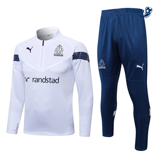 peamu Maglia Calcio Tuta Calcio Marsiglia Bianco 2022-2023 PA2671