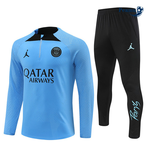 peamu Maglia Calcio Tuta Calcio Paris PSG Player Blu 2023-2024 PA2680