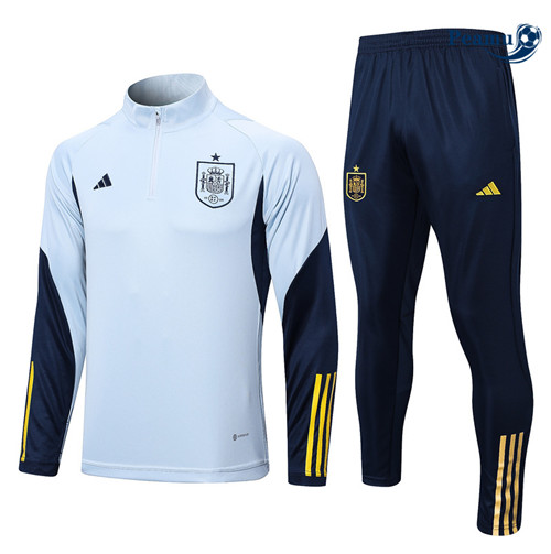 peamu Maglia Calcio Tuta Calcio Spagna Blu 2022-2023 PA2725