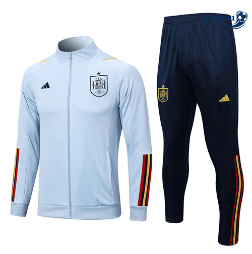 peamu Maglia Calcio Tuta Calcio - Giacca Spagna Blu 2022-2023 PA2730