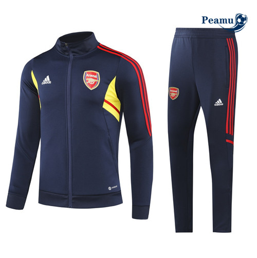 peamu Maglia Calcio Tuta Calcio - Giacca Bambino Arsenal Blu 2022-2023 PA2869