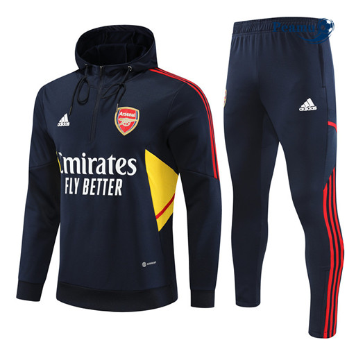 peamu Maglia Calcio Tuta Calcio - Felpa con cappuccio Bambino Arsenal Blu 2022-2023 PA2871
