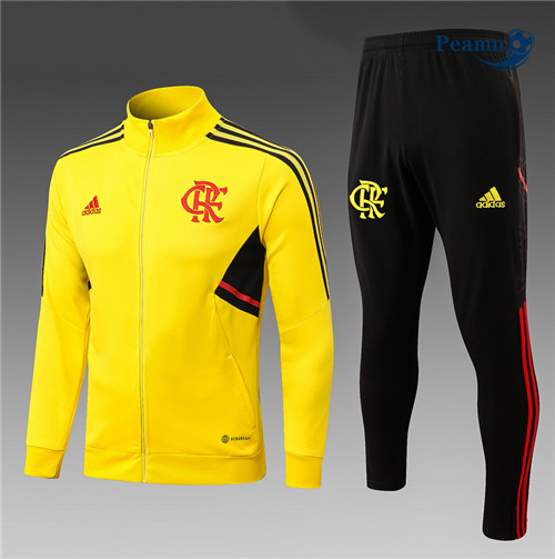 peamu Maglia Calcio Tuta Calcio - Giacca Bambino Flamengo Giallo 2022-2023 PA2822