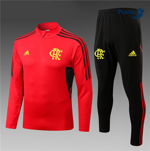 peamu Maglia Calcio Tuta Calcio Bambino Flamengo Rosso 2022-2023 PA2823