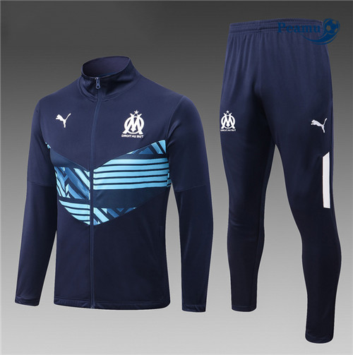 peamu Maglia Calcio Tuta Calcio - Giacca Bambino Marsiglia Blu 2022-2023 PA2849