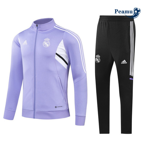 peamu Maglia Calcio Tuta Calcio - Giacca Bambino Real Madrid Viola 2022-2023 PA2839
