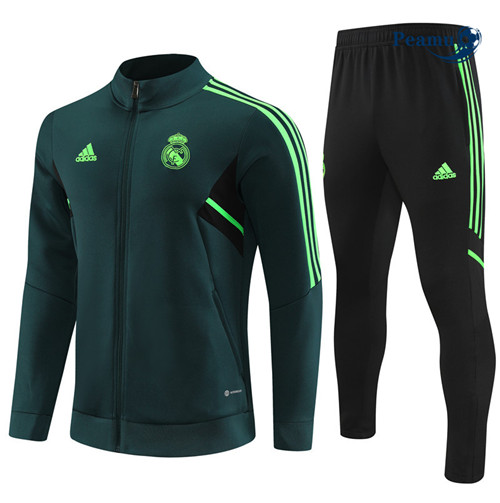 peamu Maglia Calcio Tuta Calcio - Giacca Bambino Real Madrid vert 2022-2023 PA2842
