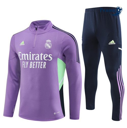 peamu Maglia Calcio Tuta Calcio Bambino Real Madrid Viola 2022-2023 PA2846