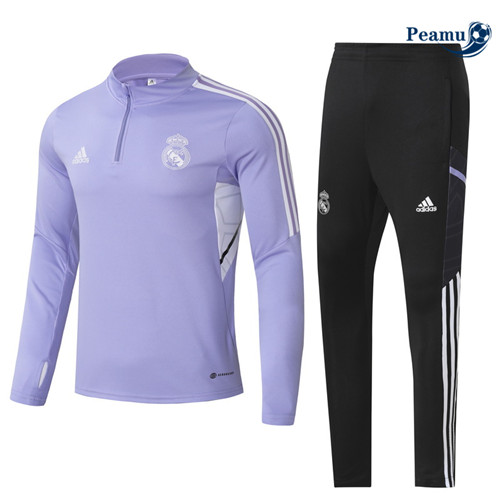 peamu Maglia Calcio Tuta Calcio Bambino Real Madrid Viola 2022-2023 PA2847