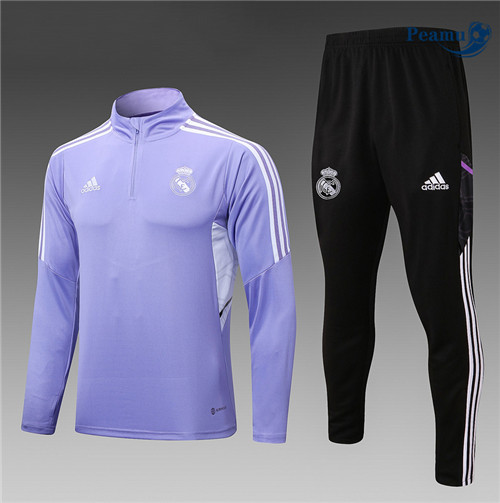 peamu Maglia Calcio Tuta Calcio Bambino Real Madrid Viola 2022-2023 PA2848