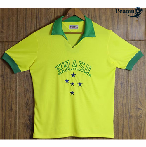 peamu.it - pt011 Classico Maglie Brasile Domicile 1958