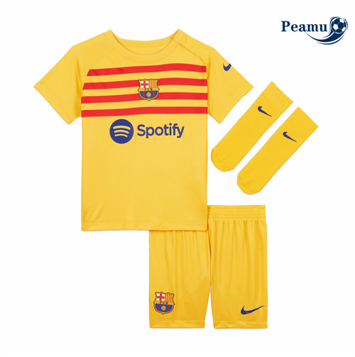 peamu.it - pt041 Maglia Calcio Barcellona Enfant Fourth 2023-2024