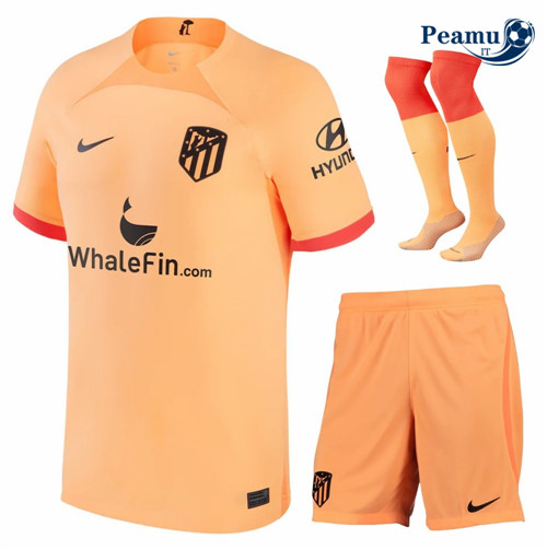 peamu.it - pt044 Maglia Calcio Atletico Madrid Bambino Third 2022-2023